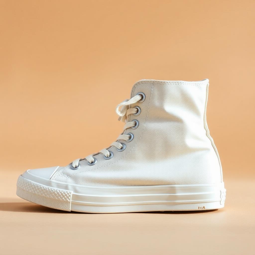 Off-White Canvas High-Tops — side profile thumbnail