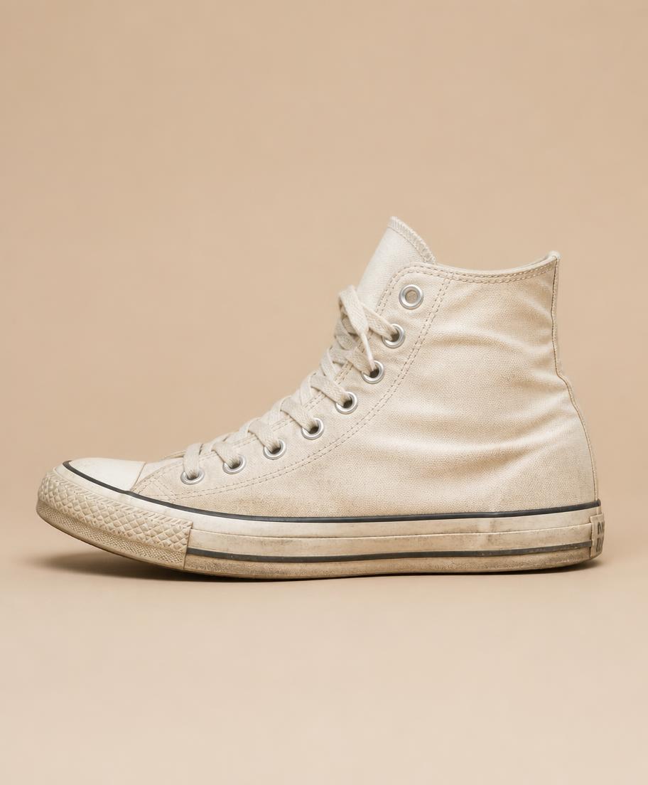 Off-White Canvas High-Tops