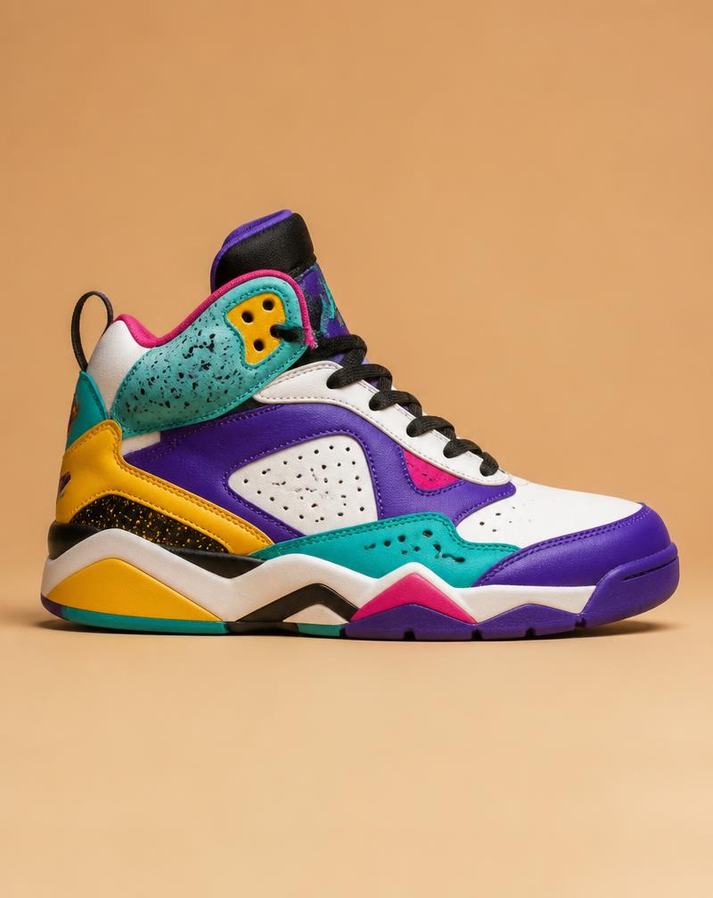 90s Style Basketball Sneakers