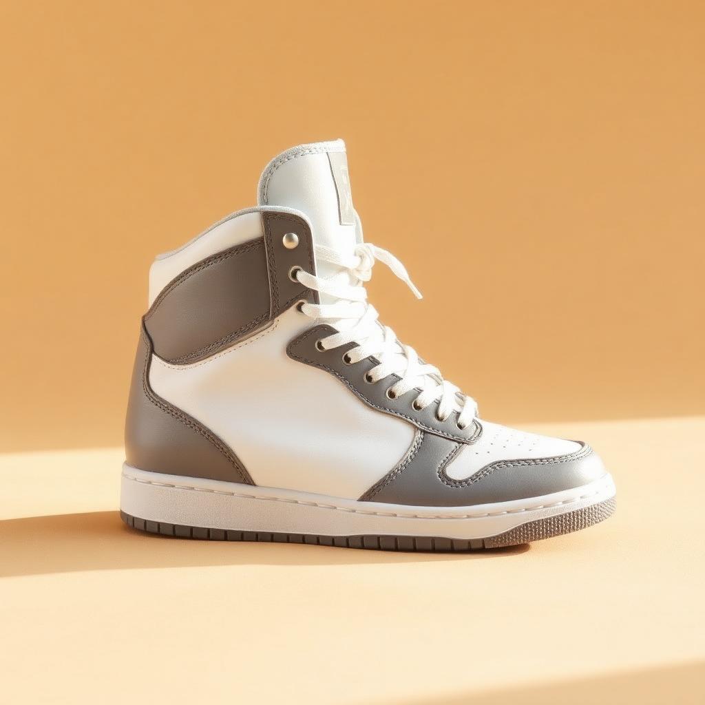 90s Style Basketball Sneakers — side profile thumbnail